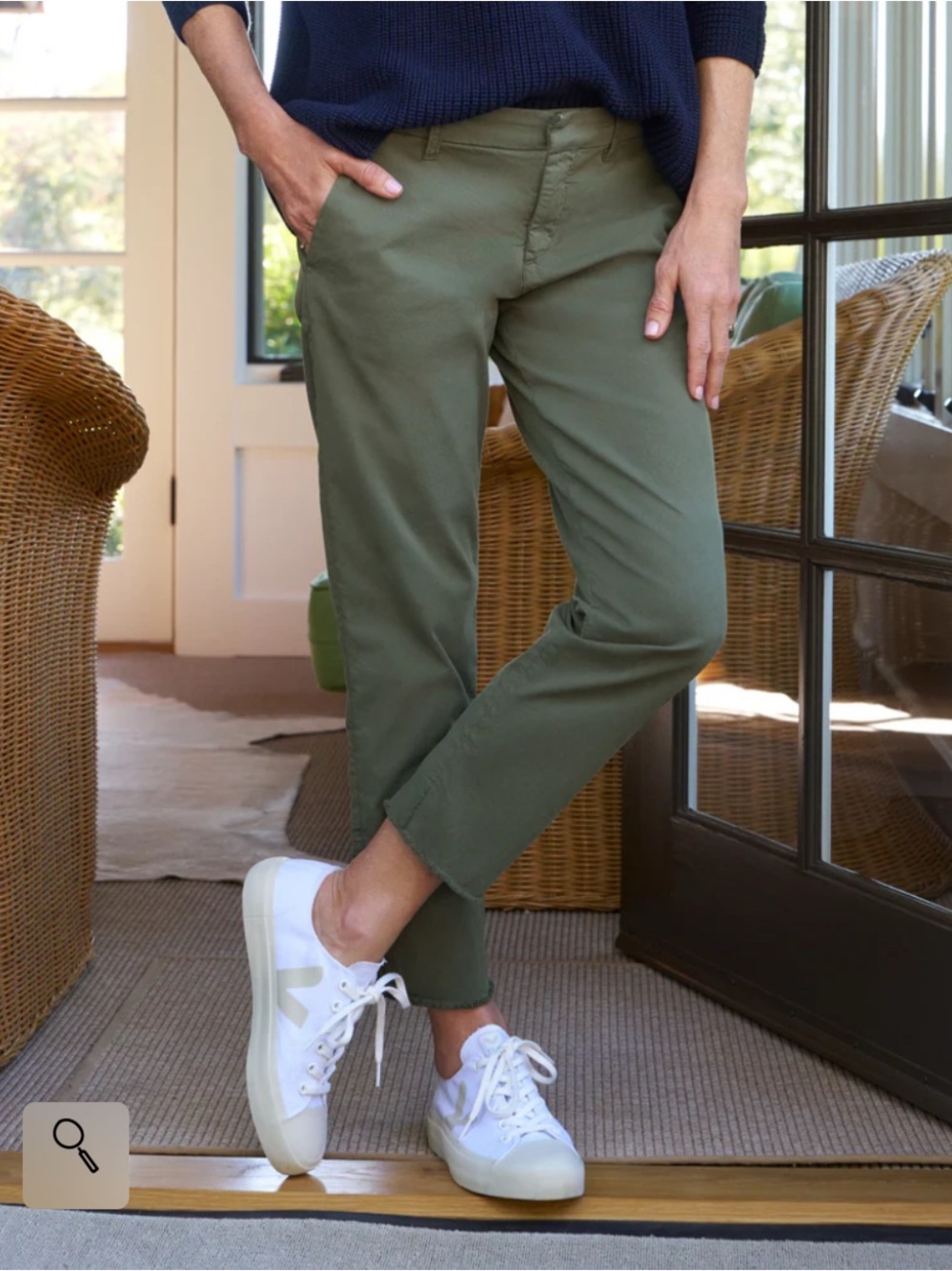 FRANK AND EILEEN WICKLOW The Italian Chino SIZE 00